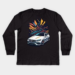 Mercedes AMG C63 - Car Classic Kids Long Sleeve T-Shirt